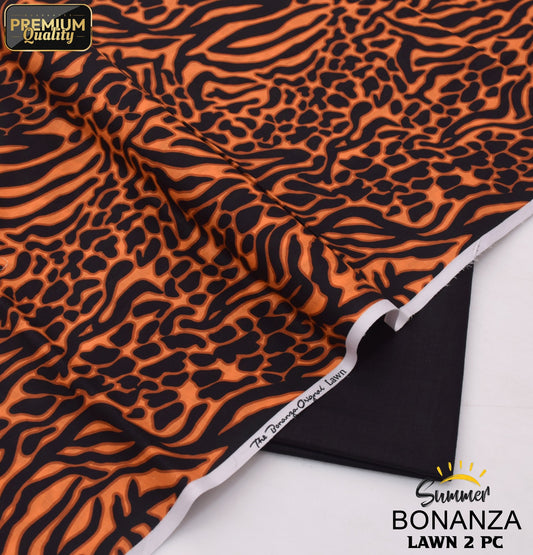 Bonanza Digital Lawn 2-Piece Un-Stiched