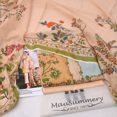 Mausummery Digital Lawn 3-Piece Un-Stiched