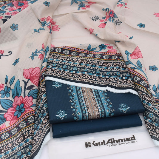 Gul Ahmed Digital Lawn 3-Piece Un-Stiched