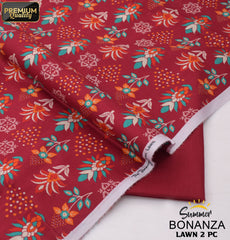 Bonanza Digital Lawn 2-Piece Un-Stiched