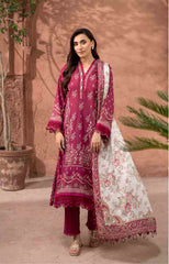 Mausummery Digital Lawn 3-Piece Un-Stiched