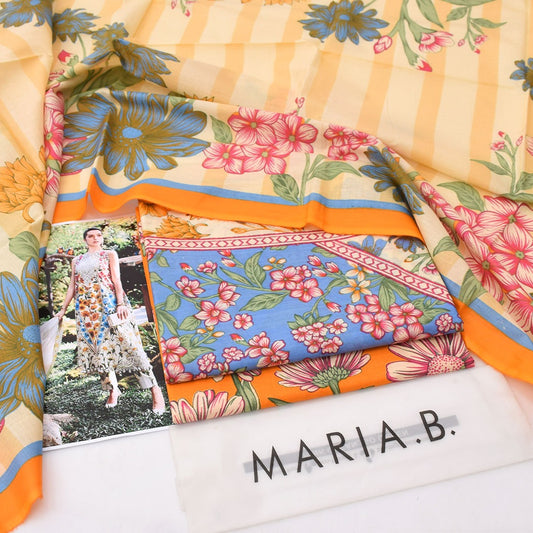 Maria.B lawn 3-Piece Un-Stiched
