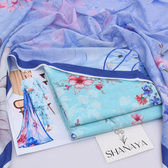 Shanaya Digital Lawn 3-Piece Un-Stiched