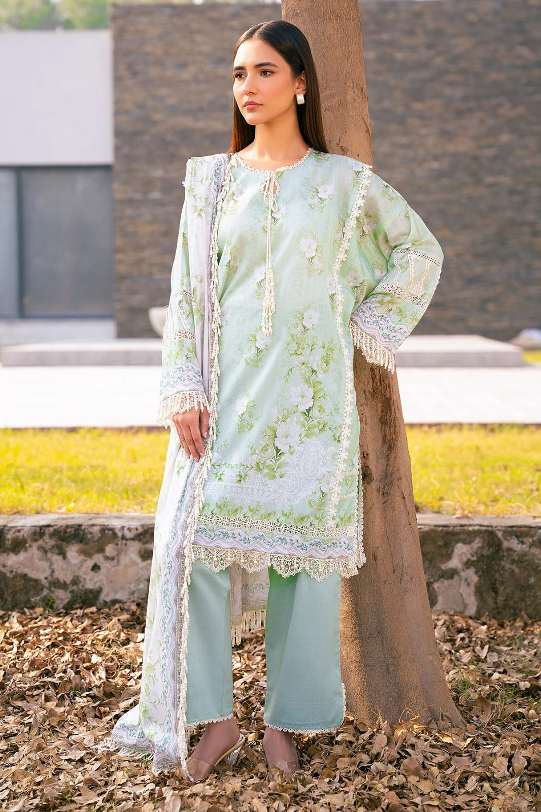 Mausummery Digital Lawn 3-Piece Un-Stiched