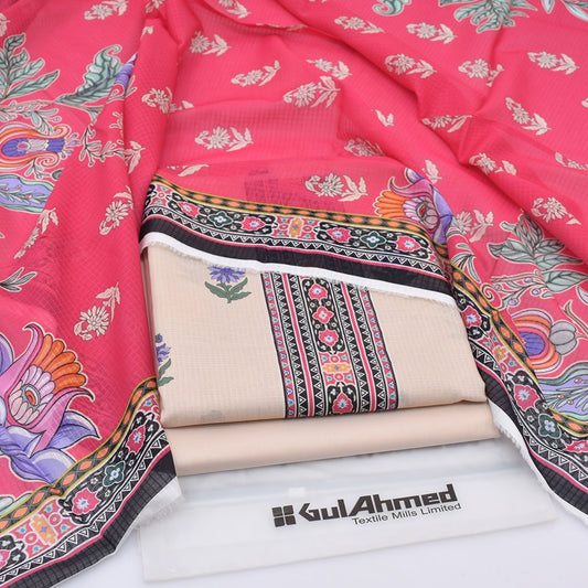 Gul Ahmed Digital Lawn 3-Piece Un-Stiched