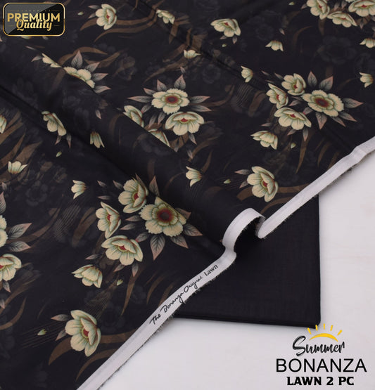 Bonanza Digital Lawn 2-Piece Un-Stiched