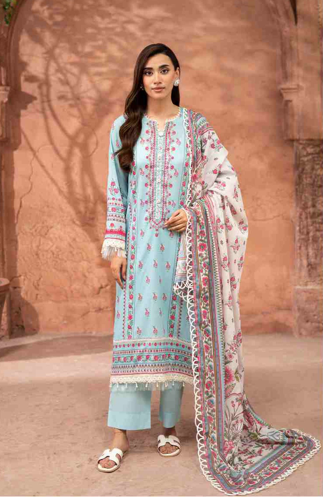 Mausummery Digital Lawn 3-Piece Un-Stiched