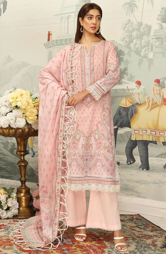 Mausummery Digital Lawn 3-Piece Un-Stiched