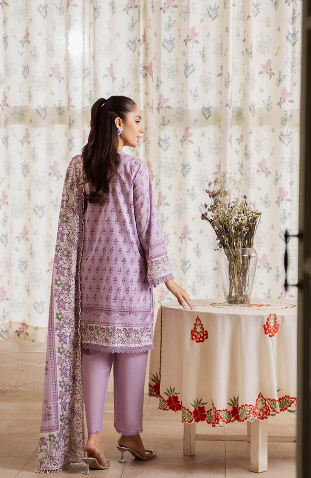 Mausummery Digital Lawn 3-Piece Un-Stiched