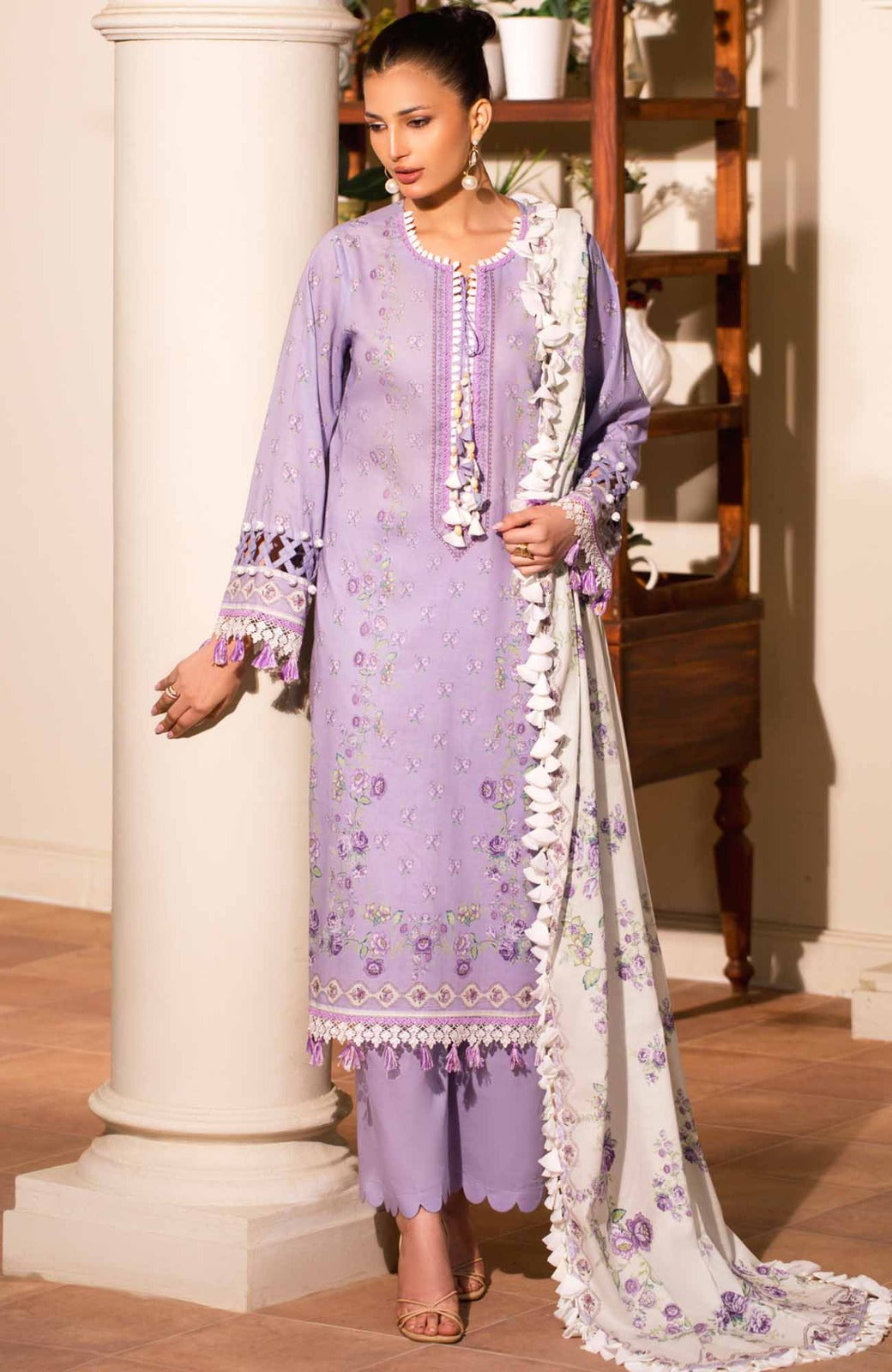Mausummery Digital Lawn 3-Piece Un-Stiched