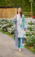 Farasha Digital Lawn 3-Piece Un-Stiched