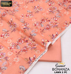 Bonanza Digital Lawn 2-Piece Un-Stiched